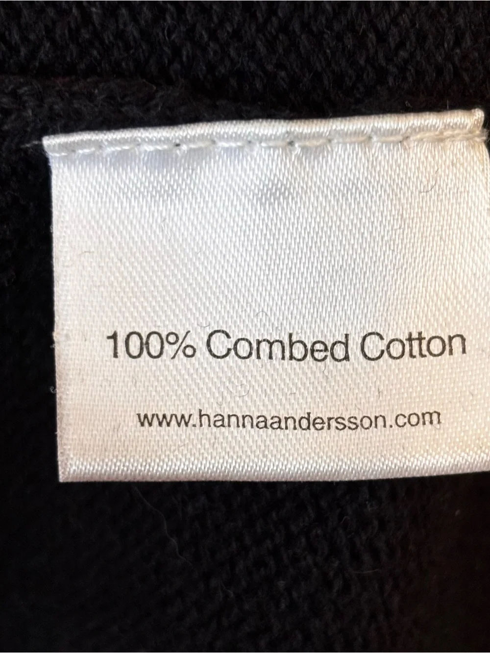 Hanna Andersson Cotton Embroidered Floral Sleeve Swedish Nordic Sweater Women M